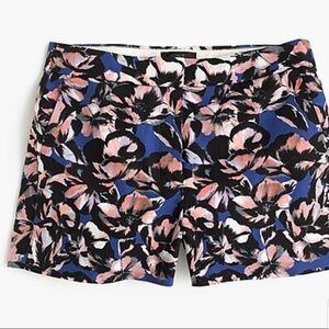 J.CREW Cotton-linen short in hibiscus print 10